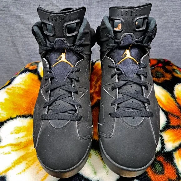 %Size 10.5 Nike Air Jordan 6 Retro DMP CT4954-007 Black/Gold Men AJ20